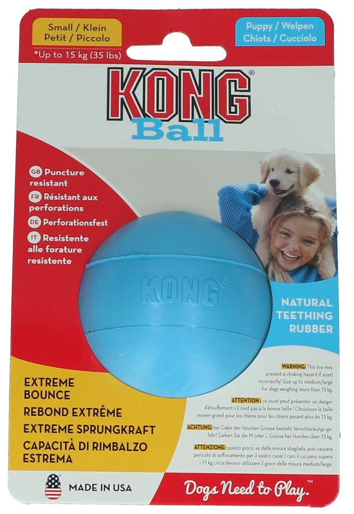 KONG Puppy Ball Blauw S