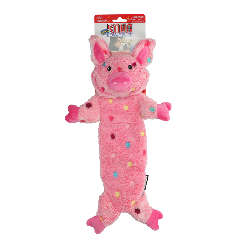 KONG Low Stuff Speckles Pig